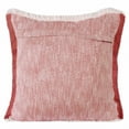 thumbnail image 5 of HomeRoots 516686 4 x 20 x 20 in. Red Geometric Zippered 100 Percent Cotton Throw Pillow - Set of 2, 5 of 5