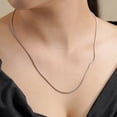 thumbnail image 4 of JeenMata 16 Inches Round Popcorn Chain in White Gold Plated Over Sterling Silver - 1.6 mm Thickness, 4 of 7