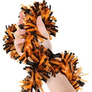 Treasures Gifted Halloween Tinsel Garland - 18ft Black and Orange Garland - Halloween Tree Decorations - Halloween Decorations for Tree, Mantle and Golf Carts