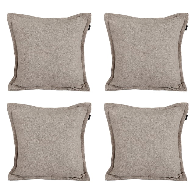 Cojin Decorativo Cuadrado Set de 4 Apolo Crema