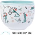 thumbnail image 4 of Silver Buffalo Disney Pixar Ratatouille Remy Icons Ceramic Ramen Noodle Rice Bowl with Chopsticks, Microwave Safe, 20 Ounces, 4 of 9