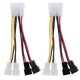 thumbnail image 2 of 2 Uds Conector Adaptador Cable Alimentación Ventilador 4 Pines A 3 12v * / 5v, 2 of 4