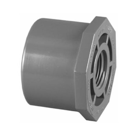 Flush Reducer - Charlotte Pipe & Foundry PVC 08108 1600HA 3/4 x 1/2-Inch PVC Schedule 80 SPG x FPT Reducer Bushing (Flush - Quantity 1