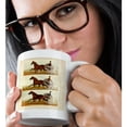 thumbnail image 2 of 3dRose, Collage Of 3 Vintage Drawings Of Horses n Jockeys Racing, 15oz Mug, 2 of 7