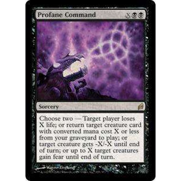 MtG Lorwyn Rare Profane Command (Foil) #135