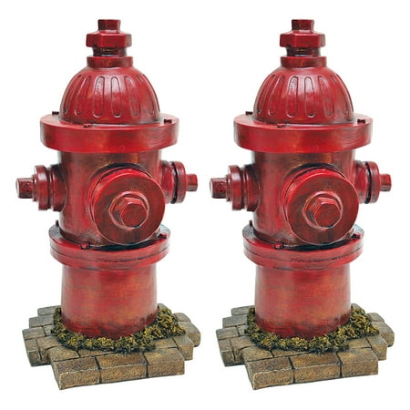 Design Toscano Dogs Second Best Friend Fire Hydrant Statue - Set of