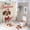 style-1, variant on Christmas Dachshund Wearing A Santa Suit 4 Pcs Shower Curtain Set with Non-Slip Rugs Toilet Lid Cover And Bath Mat Kids Custom Xmas Waterproof Shower Curtain Set