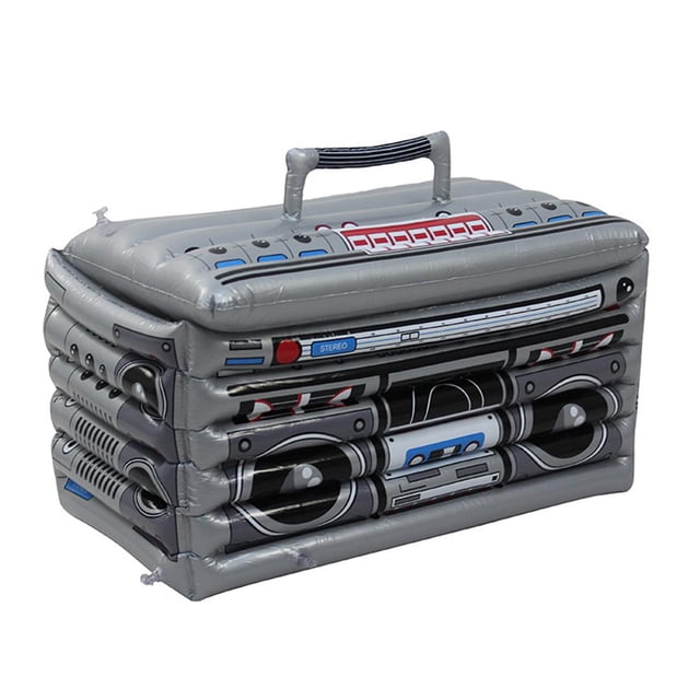 Radio Cubo De Hielo Bebida De Playa Al Aire Libre Enfriador De Bebidas Para La Playa De Verano 63 Cm De Alto X 33 Cm De Ancho Decoraciones Divertidas Para Fiestas qarigey OD013437-00