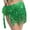 Green, variant on Women Belly Dance Skirt Sequins Costume Hip Belt for Rumba Performance