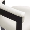 thumbnail image 4 of Meridian Furniture Romeo Cream Vegan Leather Dining Chair (Set of 2), 4 of 8