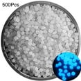 thumbnail image 2 of Neinkie 500Pcs Glow in The Dark Rocks - Glowing Pebbles Luminous Stone for Fish Tank, Garden Yard, Path Patio Aquariums Rocks Decorations Powered by Light or Solar, 2 of 8