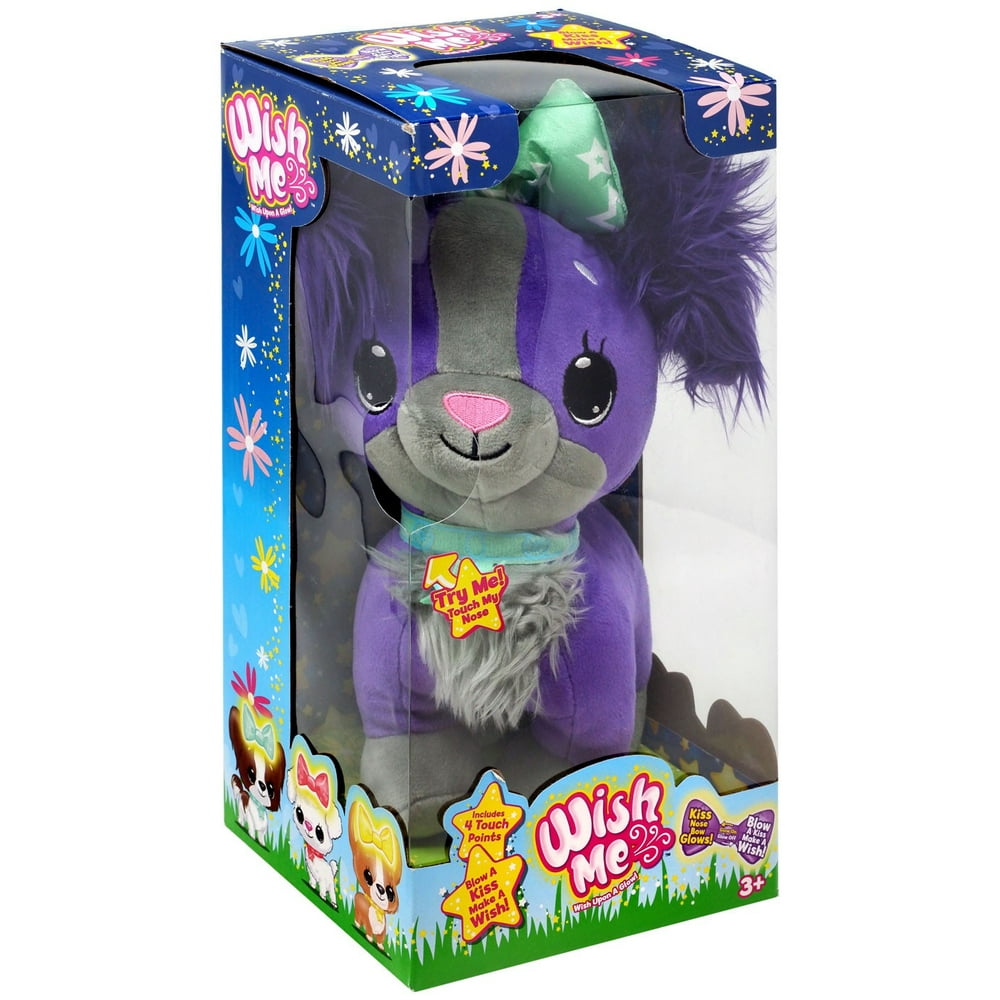 Wish Me Purple Puppy Plush with Sound