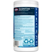 Clorox Scentiva Bleach-Free Cleaning Wipes, Coconut and Waterlily, 75 Count