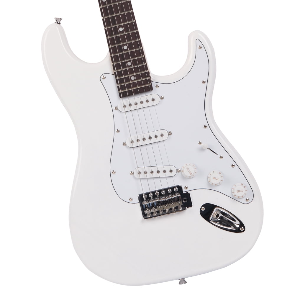 Electric Guitar Rosewood Fingerboard, White
