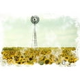 thumbnail image 3 of Allen, Kimberly 14x11 Black Modern Framed Museum Art Print Titled - Windmill Sunflowers, 3 of 5