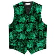 thumbnail image 3 of Gioberti Men's Formal 4pc Paisley Vest Necktie Bowtie and Pocket Square, 3 of 6