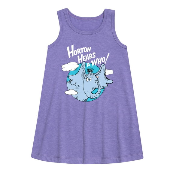 Horton Hears A Who - Horton Clouds - Toddler & Youth Girls A-line Dress