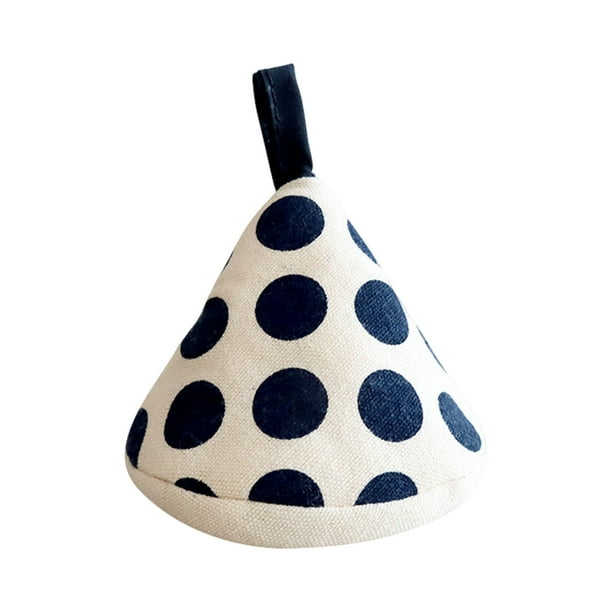 Tapa triangular de poliéster Wosthever para olla con lunares Cocina y Comedor azul