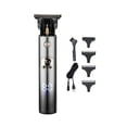 thumbnail image 1 of Cortadora de Cabello Inalámbrica Recargable USB con Peines Limitadores, Pantalla de Batería y Diseño en Plata, Ideal para Uso en Casa o Salón, 1 of 6
