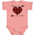 thumbnail image 3 of Inktastic Buffalo Plaid Valentines Day Heart Boys or Girls Baby Bodysuit, 3 of 5