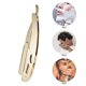 thumbnail image 1 of Stainless Steel Straight Edge Barber Shaving Razor Gold Folding Straight Razor Single Edge Replaceable Blades Shaving Tool Without Blade, 1 of 4