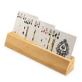 thumbnail image 5 of Sterling Games Solid Wooden 9" Playing Cards Holder Set of 4, 5 of 6