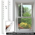 thumbnail image 5 of AEVXKHI 9 Holes Window Security Bar, Metal Sliding Door Lock Bar, Adjustable Window Stopper High Security Sliding Door Safety Rail, 5 of 11