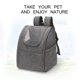 thumbnail image 4 of Bolsa Portátil Para Mascotas, Bolsa Para Perros Y Gatos, Bolsa Plegable De Viaje Para Gatos, Suministros Para Mascotas Cateissary PT001122-00, 4 of 7
