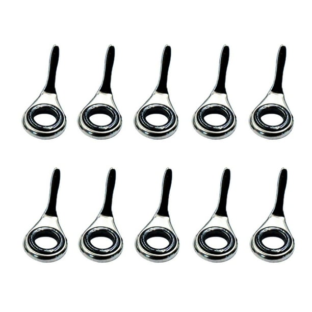 10 piezas de anillos para puntas de caña de pescar de carpa para cañas de pescar en hielo 5.1mm