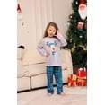 thumbnail image 3 of 2023 New Year's Clothes Cartoon Print Parent-child Christmas Matching Pajamas Set Soft Loose Sleepwear Xmas Family Look Outfits, 3 of 3