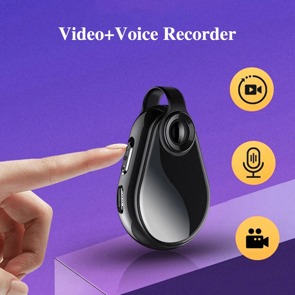 Mini FHD 1080P Wearable Necklace Pandent Mini Body Camera Voice Video Recorder