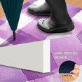 thumbnail image 2 of Yayeee Doormat for Indoor Entrance 32" x 20" Non Slippery Floor Rug, Purple and White Pattern, 2 of 8