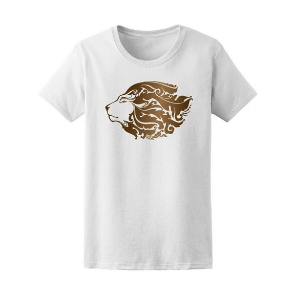 Lion Head With Ornaments Tee Women's -Image by Shutterstock