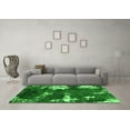 thumbnail image 3 of Ahgly Company Indoor Round Abstract Green Modern Area Rugs, 3' Round, 3 of 4