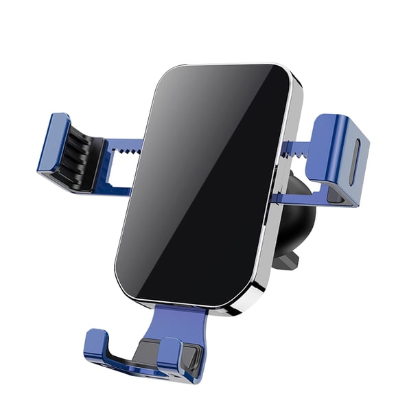 Soporte para teléfono para automóvil Salida de aire ajustable giratoria de 360 ° Soporte móvil Soporte universal antideslizante para teléfono inteligente, Azul tholdsy EL004757-05B