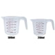thumbnail image 4 of Bewildely 2020 3 unids/set tazas medidoras cocina panadería hornear polvo condimento leche agua transparente herramienta de medición Organizadores de utensilios de cocina, 4 of 6