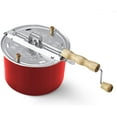 thumbnail image 4 of Cook N Home Stovetop Popcorn Popper with Crank, 6-Quart Aluminum Popcorn Pot Popcorn Maker, Red, Not Induction, 4 of 12