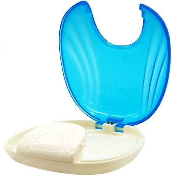 Retainer Case Mouth Guard Case Orthodontic Dental Retainer Box Denture Storage Container False Teeth Storage Case Boxfor Home Travel Personal Denture