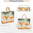 thumbnail image 6 of FORMRS Womens Corduroy Tote Bag Crossbody Shoulder Handbag with Pocket, Mid Century Glasses, 6 of 7
