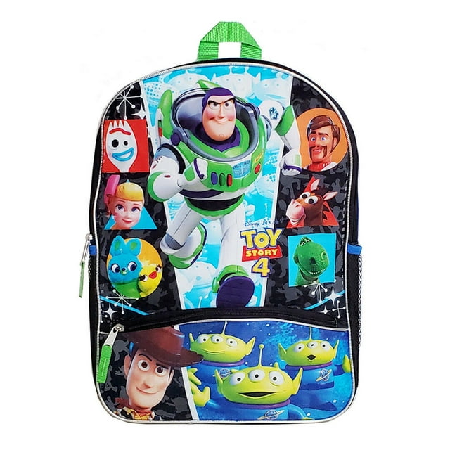 Boys Disney Pixar Toy Story 4 Backpack Woody Buzz Ducky Bunny Forky and More!