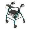 Graham Field Lumex Walkabout Lite Rollator with Seat & 6 Inch Wheels, Teal