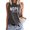 Gray, variant on Summer Sleeveless Letter Printed Women Casual Tank Tops Shirt