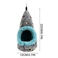 thumbnail image 4 of Egg-Shaped Bird Nest Hanging Bed, Warm Thick Cotton Winter Shelter for Budgerigars Parakeets Finches, Cozy Durable Birdhouse for Cage Aviary Outdoor Use Promotes Comfort and Security, 4 of 8