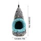 thumbnail image 4 of Huevo de nido para aves con material de algodón grueso para pájaros pequeños, diseño colgante para loros, pinzones, canarios, calidez invernal y refugio acogedor, 4 of 8