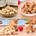 thumbnail image 4 of 3 Pieces Dog Bone Cookie Cutters Set, Dog Treats Cookie Cutter, Dog Bone Shapes Cutters, Homemade Dog Biscuit Treats Cutters, Coated with Soft PVC for Protection, 2.4" 3.2'' 3.9'', 4 of 7