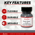 thumbnail image 2 of Angelus® Acrylic Leather Paint, 1 oz., Dark Grey, 2 of 9
