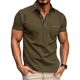 thumbnail image 2 of Summer European And American Men's Short Sleeved Men's Lapel T-shirt Color Blocking Top 2XL, 2 of 5