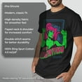thumbnail image 6 of Men's Beetlejuice Neon Miss Argentina  Graphic Tee Black 2X Large, 6 of 10