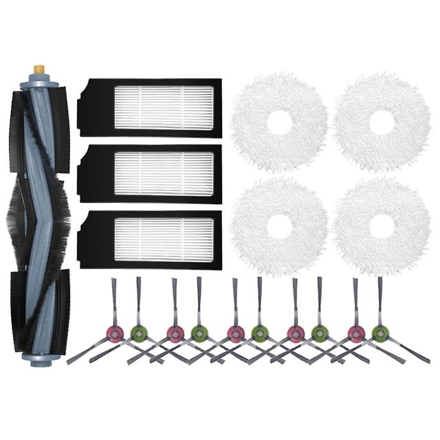 Accesorios para aspiradoras Ecovacs Para Ecovacs Deebot X1 Turbo Omni Filtro de cepillo lateral principal Pa?o de mopa