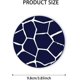 thumbnail image 2 of Drink Coasters Set of 8, 10cm Blue Silicone Round Coasters, Mug Mat Cup Coasters for Coffee, Non Slip Silicone Pad Mat, Tea, 2 of 4